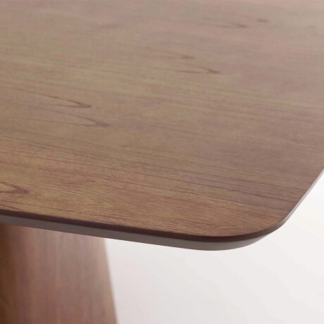 MESA DE COMEDOR CUADRADA MDF-Y-MADERA MARRON ALICE NEW