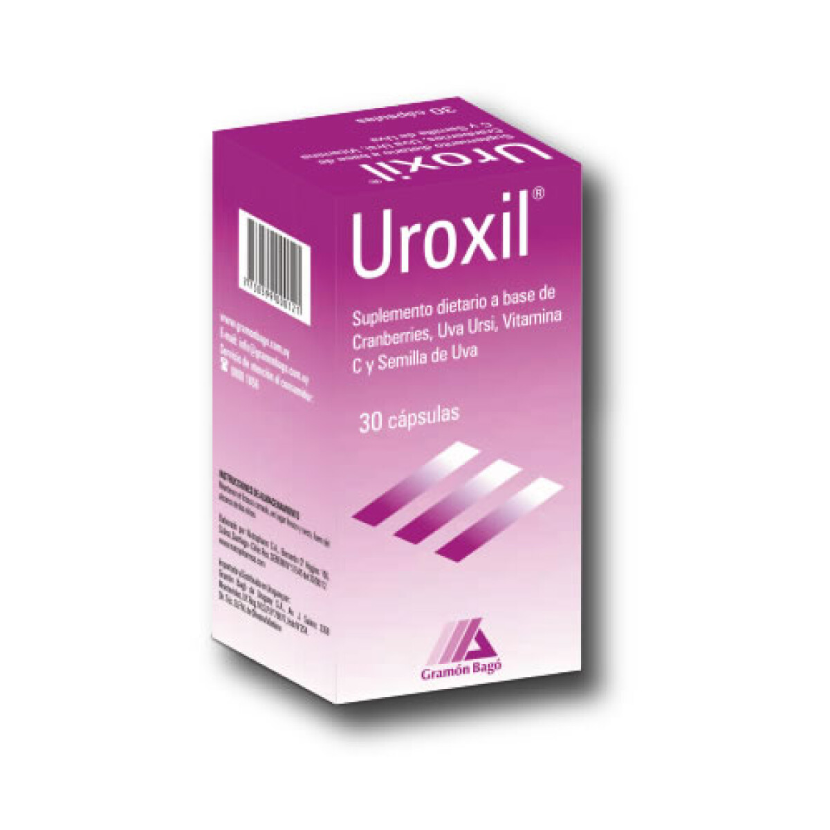 Uroxil x30 Cápsulas – Suplemento urinario / diurético 