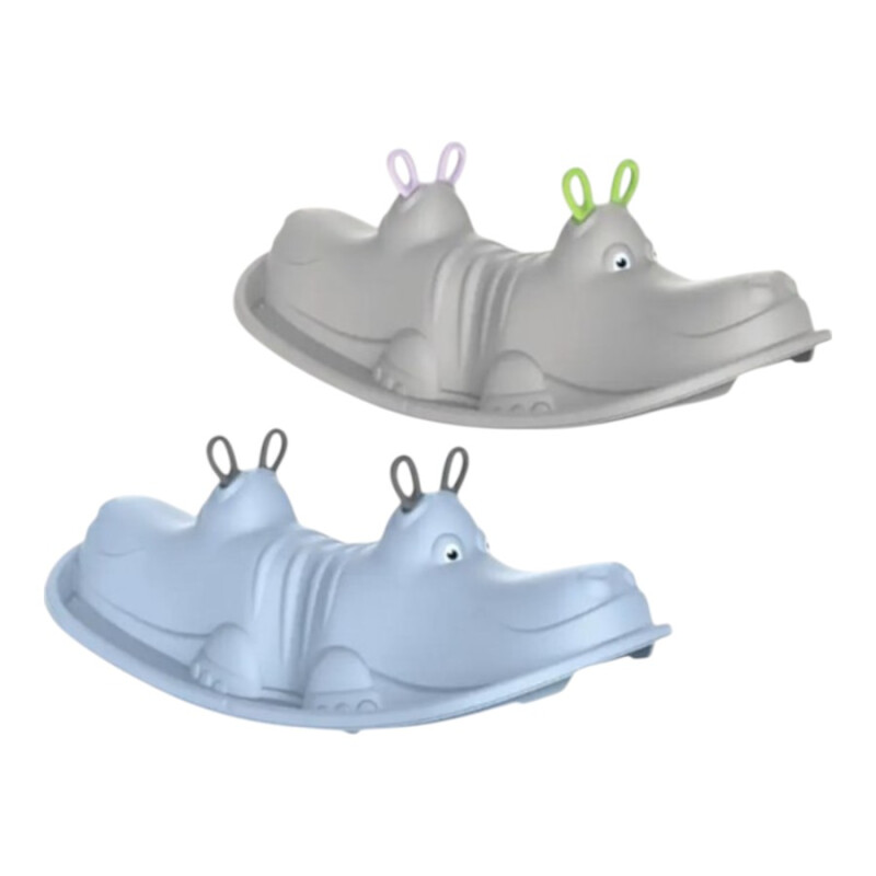 Sube y Baja Hipopótamo Gris Starplay Celeste