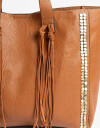 Shopper Shopper Con Flecos - Marron Suela