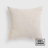 Funda de almohadón LINO Blanco - Medium
