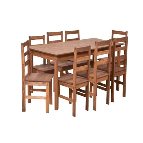 JUEGO DE COMEDOR MESA + 8 SILLAS CERA ACAPULCO JUEGO DE COMEDOR MESA + 8 SILLAS CERA ACAPULCO