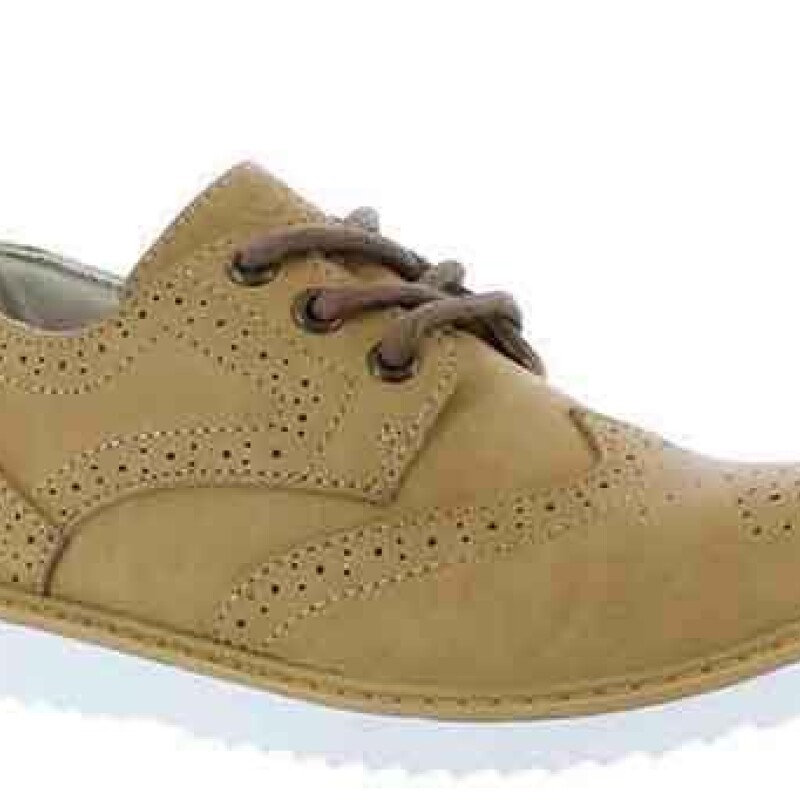 Zapatos de Niño Croco Kids Acordonado Beige