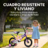 Bicicleta Infantil Yjtong Rod 12 Canasto Parrilla Rueditas Rosa 1