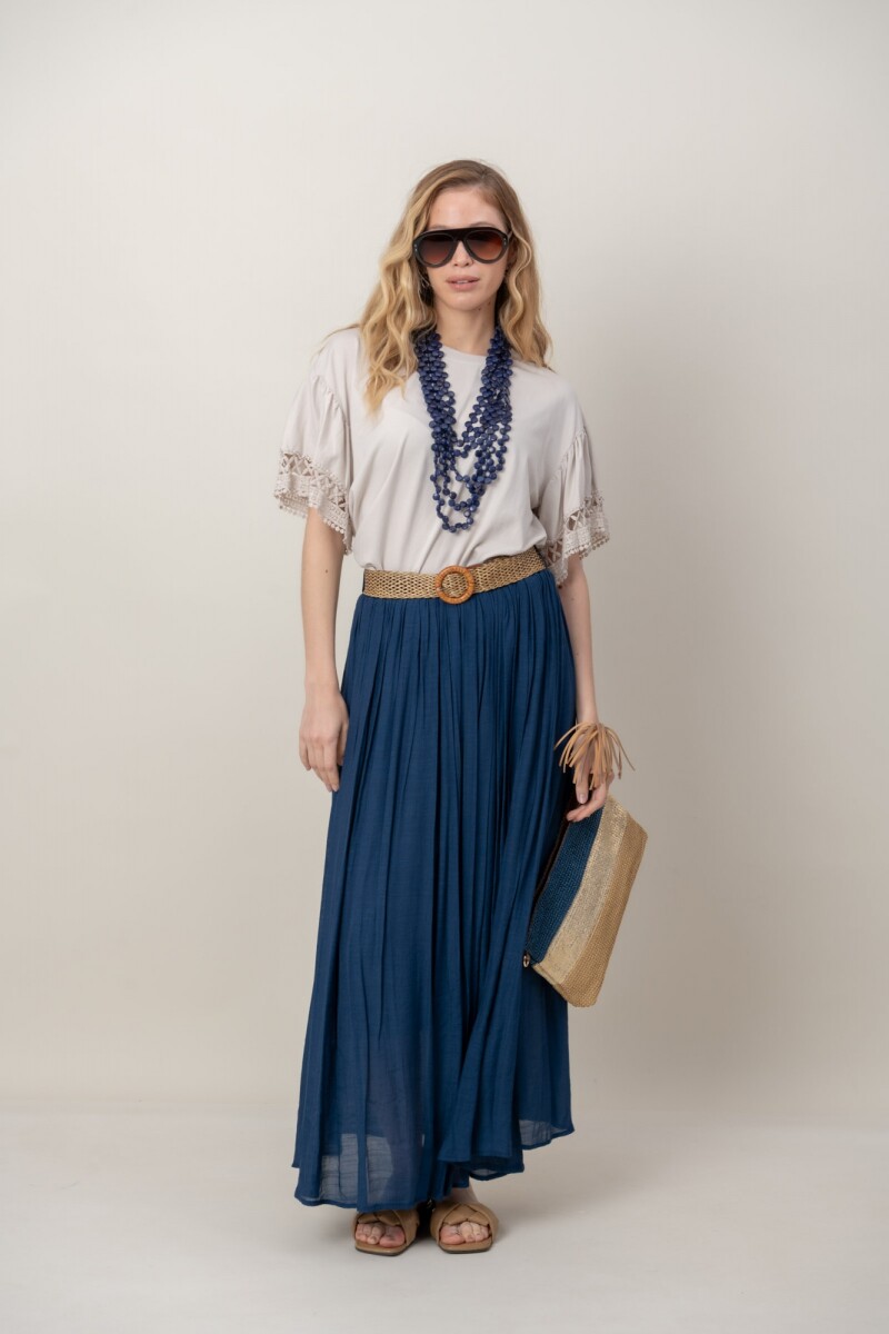 REMERA DHARA - Beige 