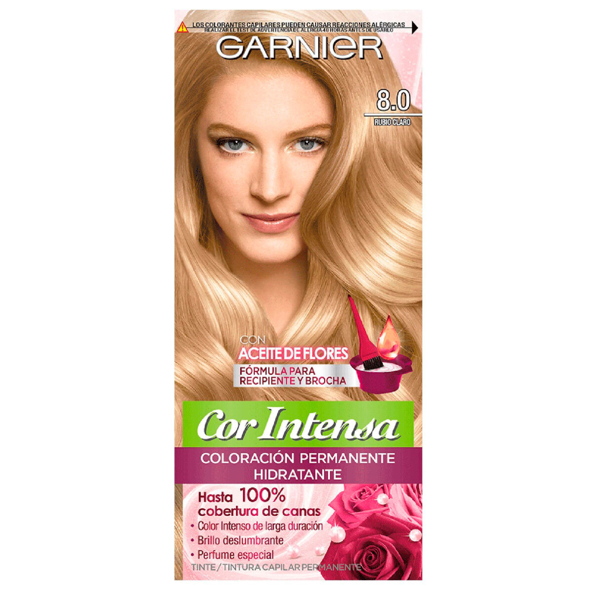 Garnier Nutrisse Cor intensa - Tono 8.0 