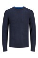 Sweater Pannel Básico Navy Blazer