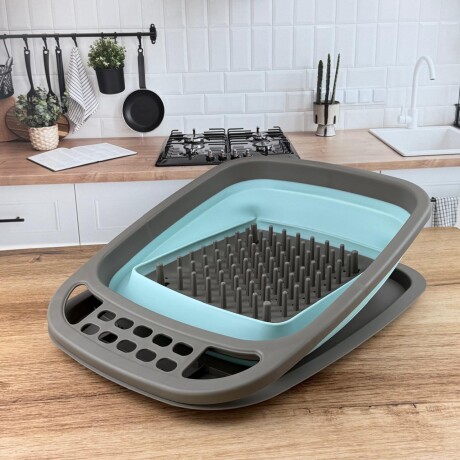 Escurridor de Platos Plegable Danny Home Largo 48cm x Ancho 38cm x Alto 15cm Escurridor de Platos Plegable Danny Home Largo 48cm x Ancho 38cm x Alto 15cm