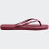 Ojotas Havaianas Slim Square Logo Metallic Rojo