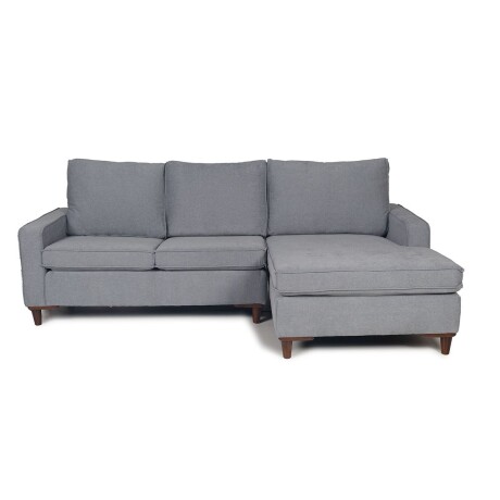 Rinconera Sevilha - Tela Microfibra - Chaise Derecho AA-13 (Gris)