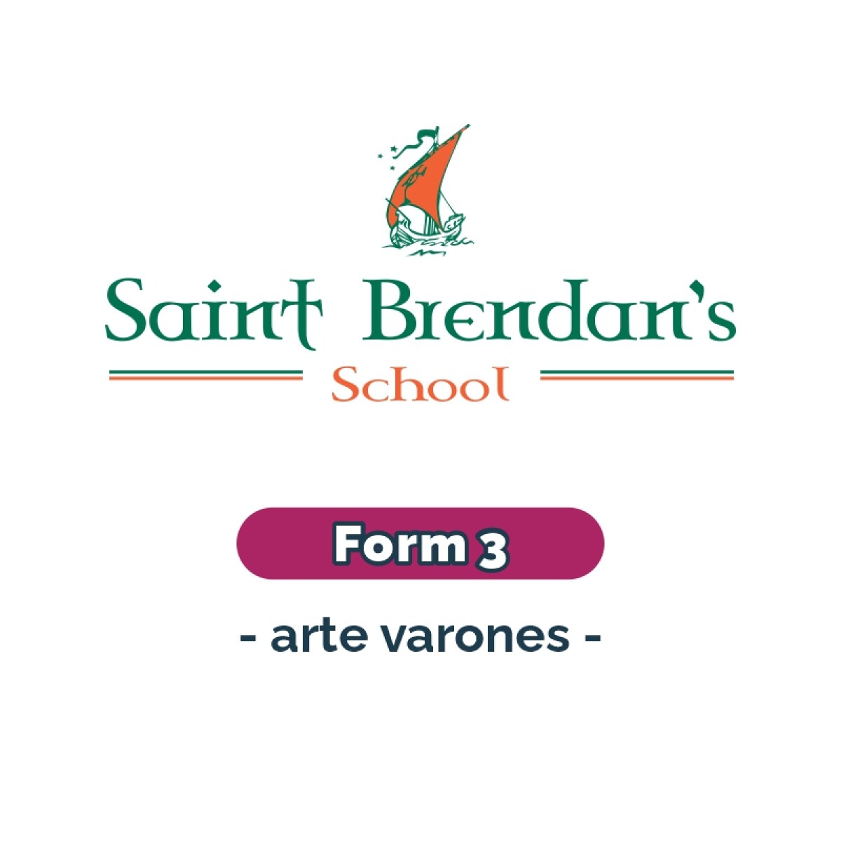 Lista de materiales - Primaria Form 3 arte varones SB 