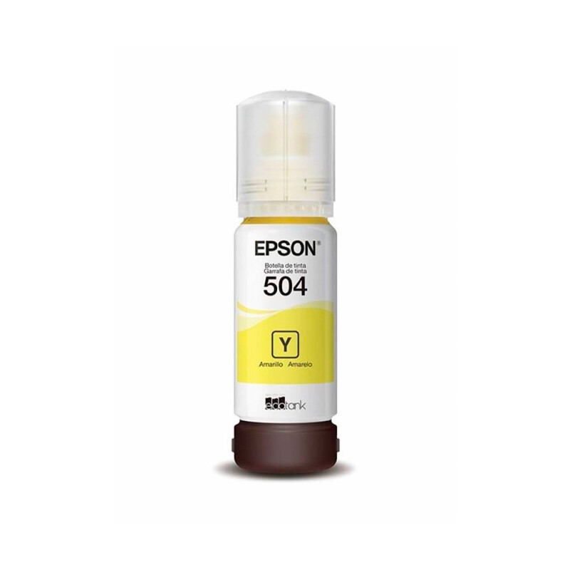 Botella de Tinta Epson T504 Yellow Botella de Tinta Epson T504 Yellow