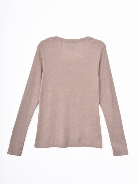 REMERA ISABEL BEIGE OSCURO