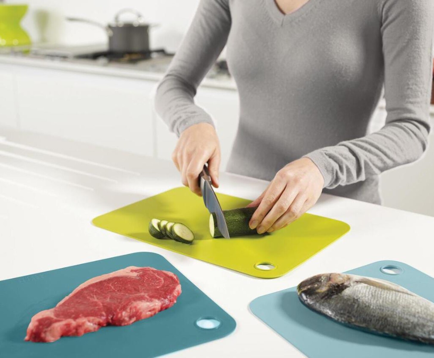 Set de 3 tablas finas de corte - Joseph Joseph Duo 