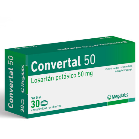 Convertal 50mg 30 Comprimidos Convertal 50mg 30 Comprimidos