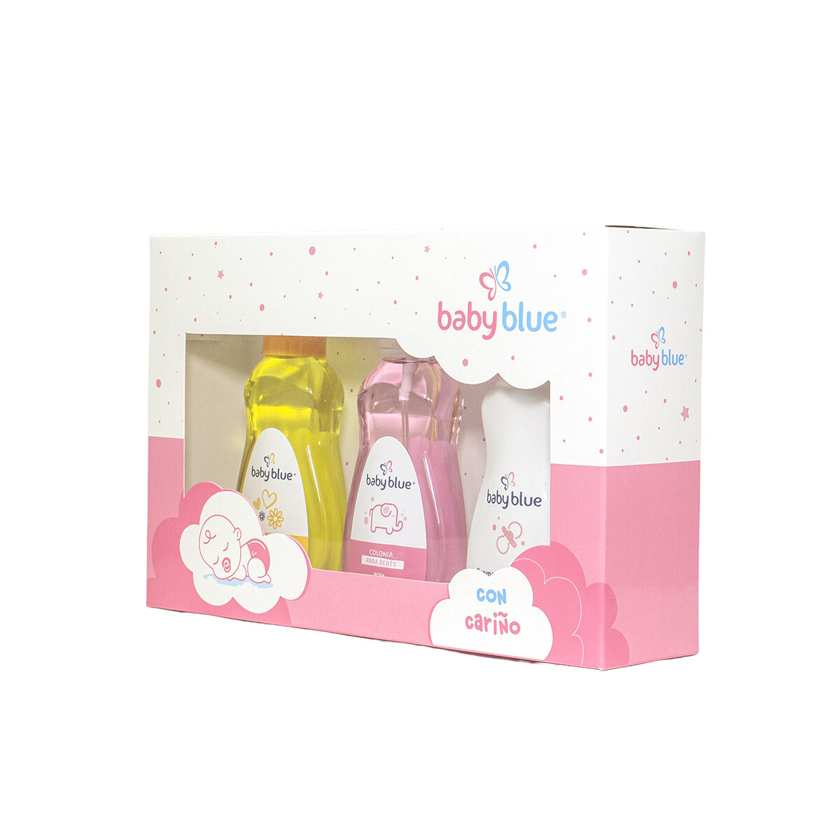 BABY BLUE ESTUCHE DE REGALO ROSA UNID 