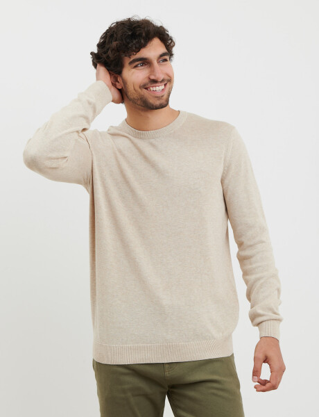 470754 SWEATER Natural