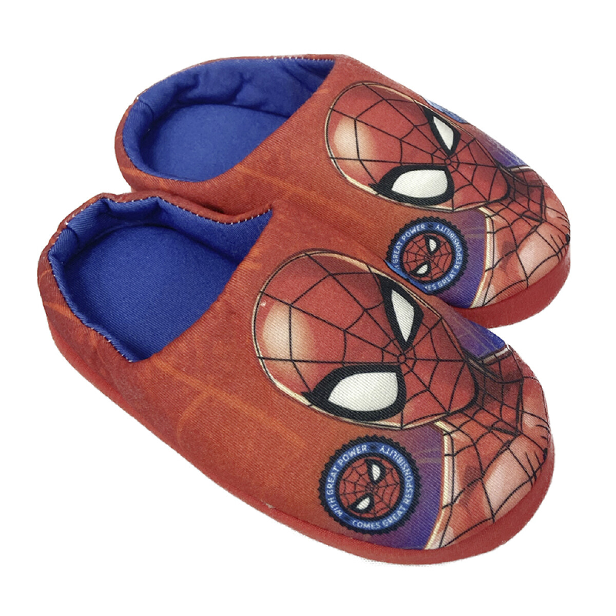 Pantufla Infantil Spiderman Oficial Talle 23/28 