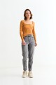 Remera m/l con cierre frontal LACRE