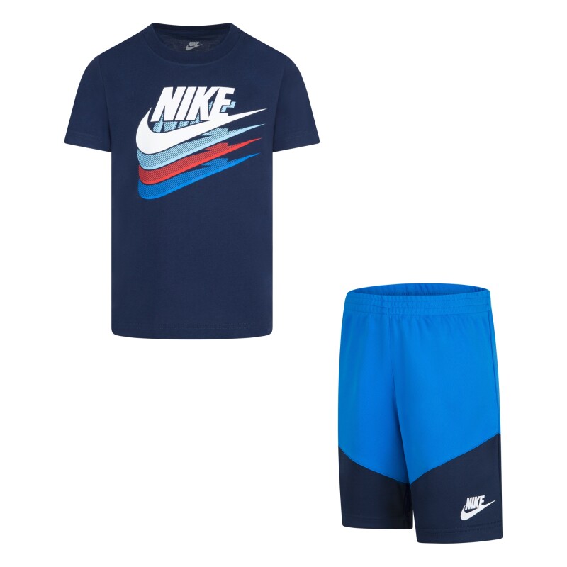 Conjunto Nike MultiSwoosh de Niño Azul