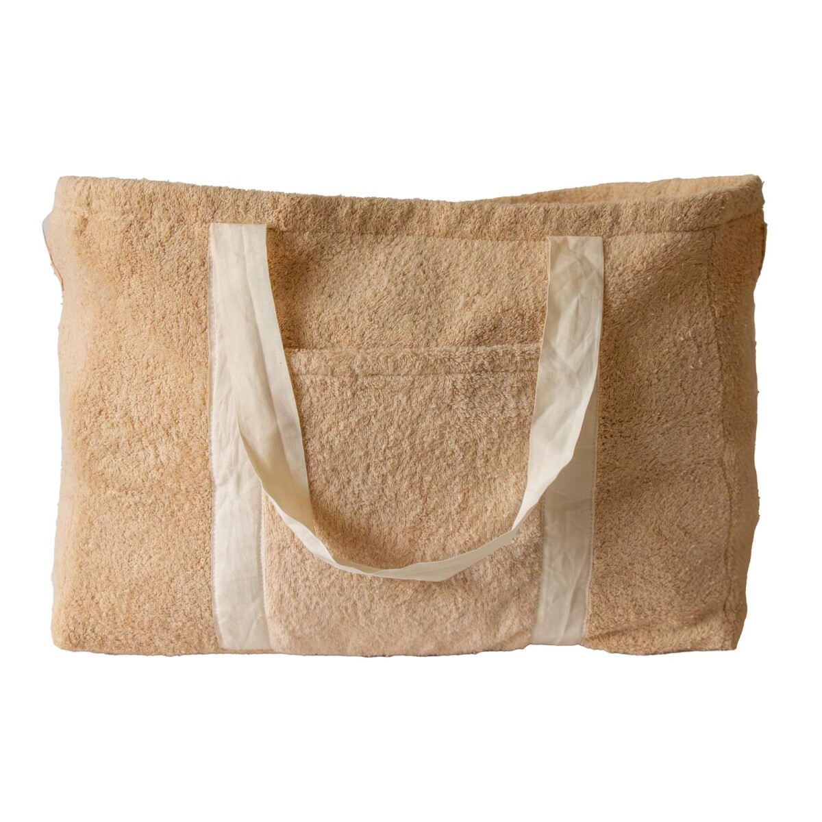 BOLSA - ALGODON NATURAL-BEIGE PLAYA TERRY 
