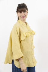 CAMISA LINO VOLADOS ALBA MAIZ