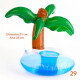 Inflable Posa Vaso Bebida Para Piscina Variedad Diseños 2 Palmera