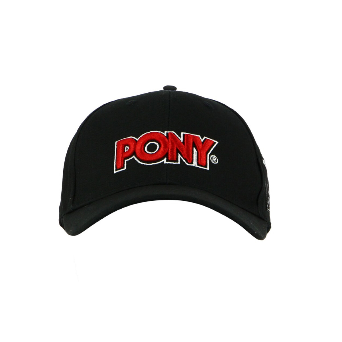 PONY CAP - Black/Red 