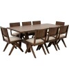 JGO COMEDOR XL RUSTICO NOGAL 305531(CD) Unica