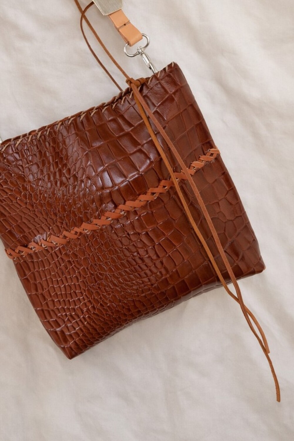 Jewel Envelope Bag Caramel