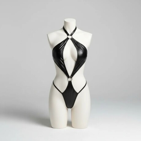 Body Trikini Con Aros De Vinilo Body Trikini Con Aros De Vinilo