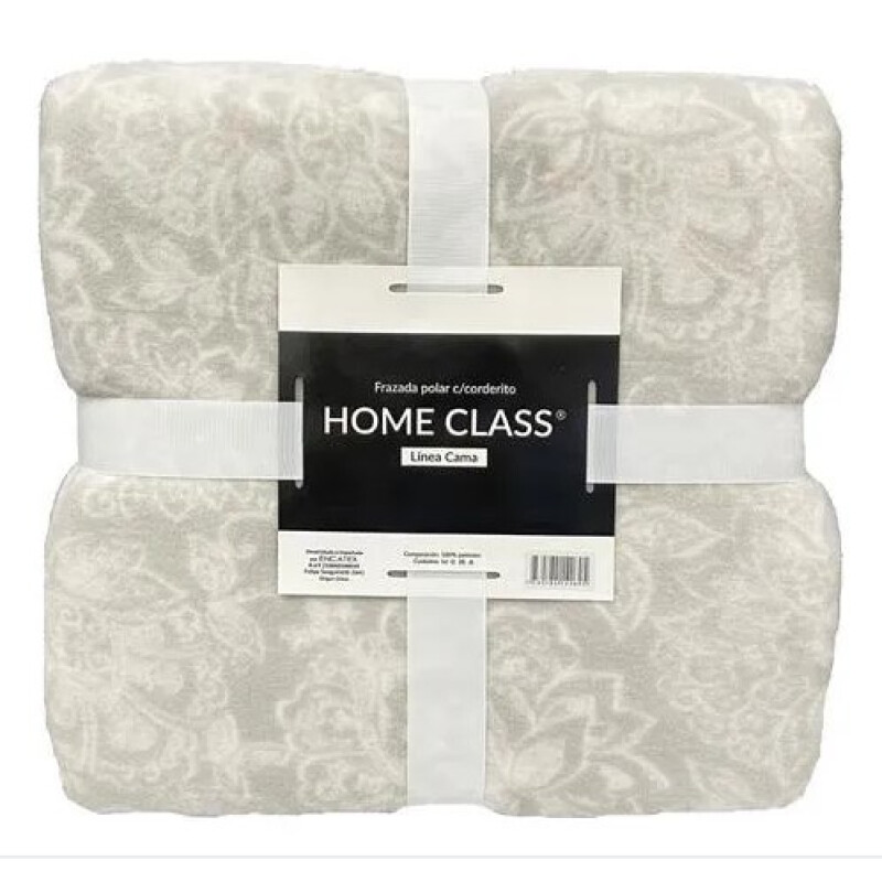 Frazada con Corderito 2 PLAZA Home Class 200 x 240 cm FLORES ARENA