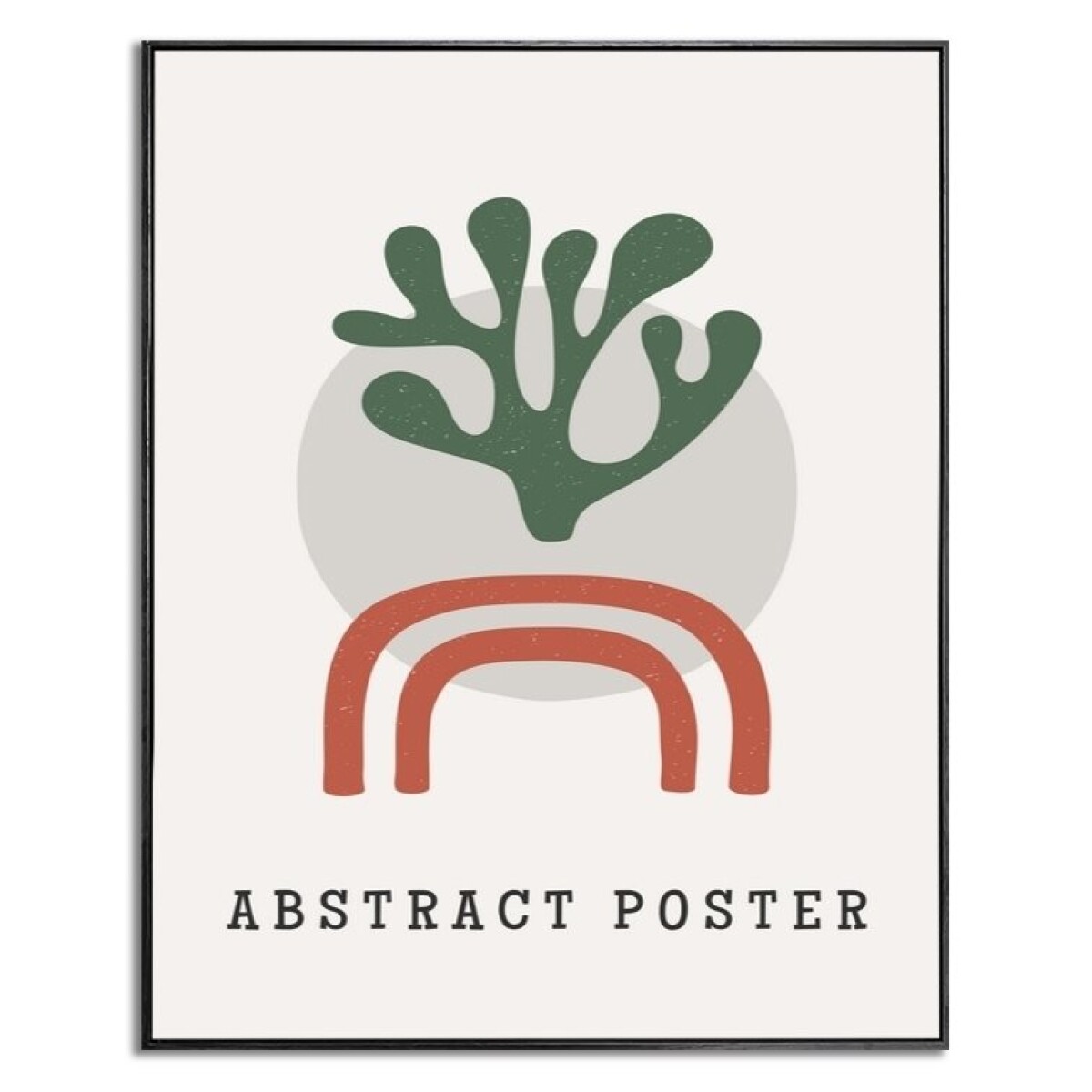 CUADRO CANVAS 40x50cm MARCO ABSTRACT POSTER 