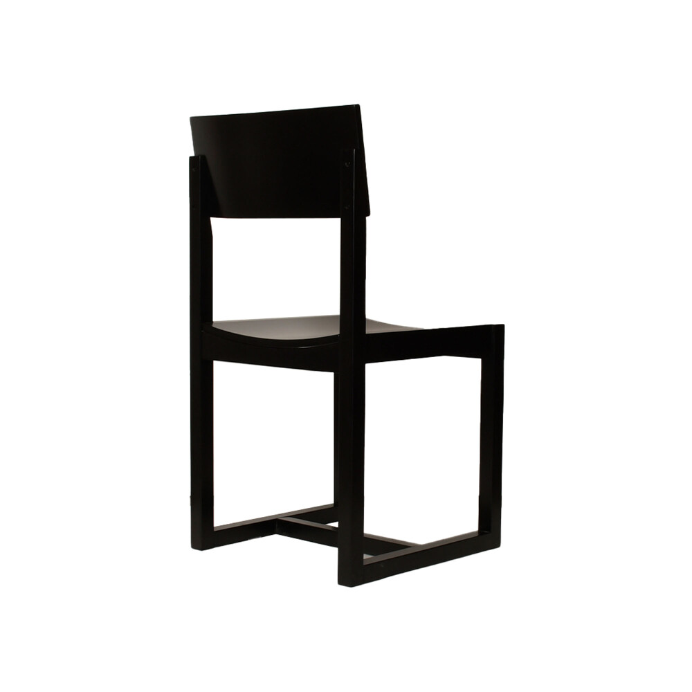 SILLA DE COMEDOR MADERA NEGRO ÉBANO