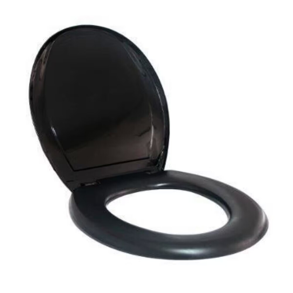 Tapa inodoro Oval plástica Negro Tapa Inodoro Oval Plástica Negro