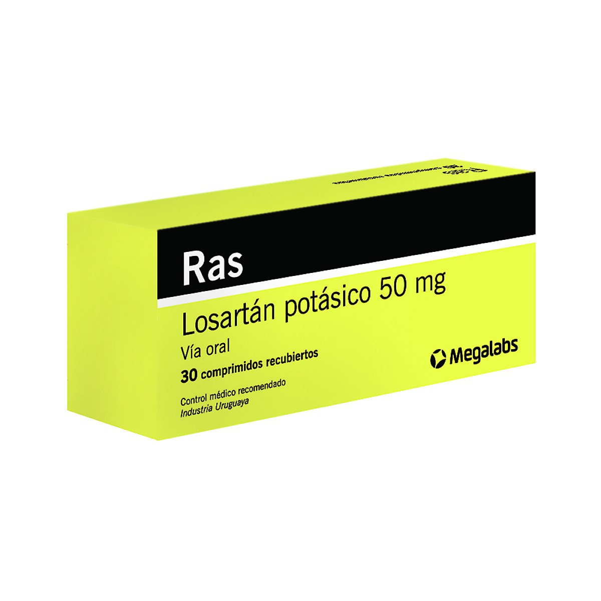 RAS 50mg 30 Comprimidos – Antihipertensivo 