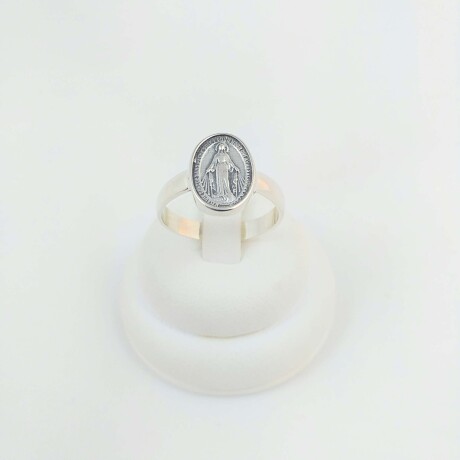 Anillo religioso de plata 925, Virgen Milagrosa. Anillo religioso de plata 925, Virgen Milagrosa.