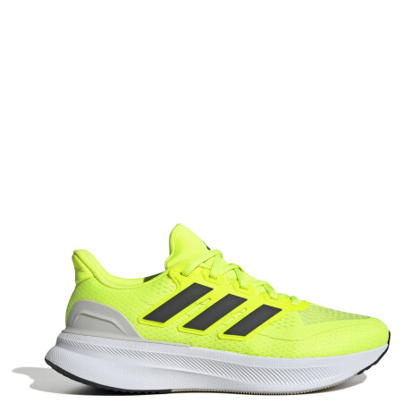 Championes de Hombre Adidas Ultrarun 5 Verde Fluo - Negro - Blanco