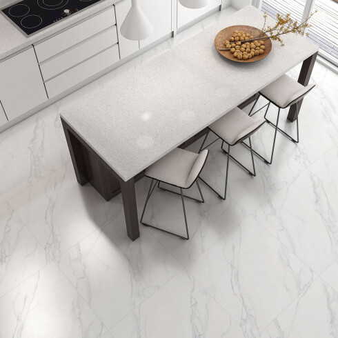 CERAMICA 60X60 CALACATA BIANCO BRILLO RECTIFICADO BLANCO