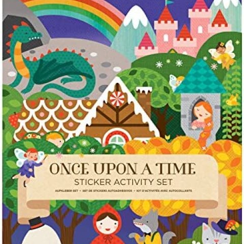 Juego de actividades con stickers Había una vez