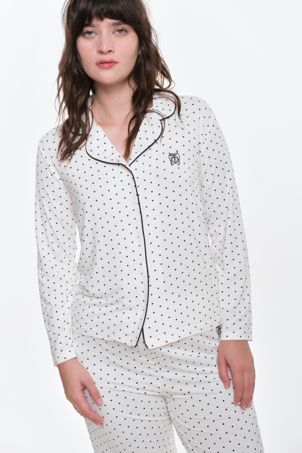 Camisa Charlotte Polka Dots