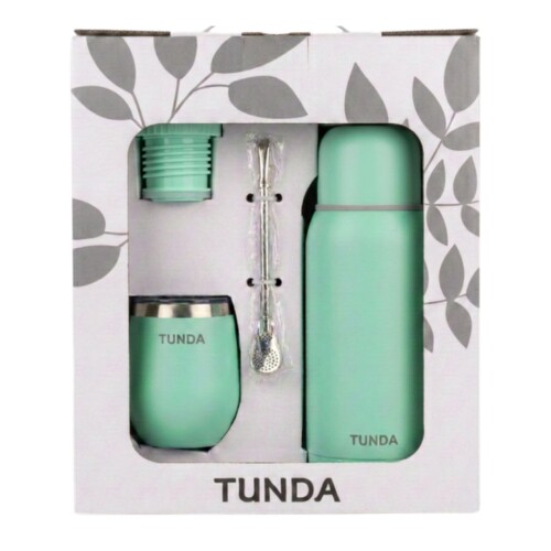 Set Matero Térmico Tunda Verde Agua Verde