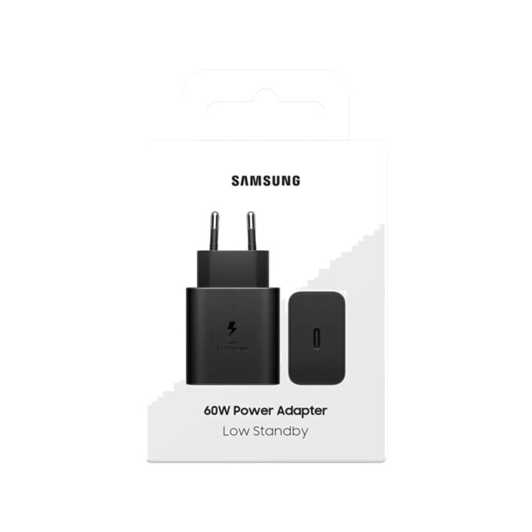 Cargador Samsung 60 W Carga Súper Rápida 2.0 USB-C PD 3.1 sin Cable Cargador Samsung 60 W Carga Súper Rápida 2.0 USB-C PD 3.1 sin Cable