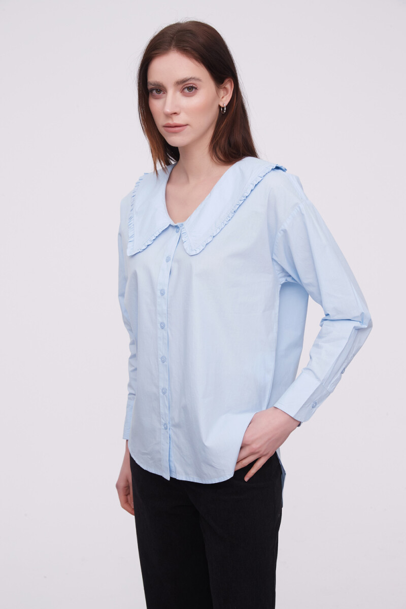 Camisa Lalou - Celeste Claro 