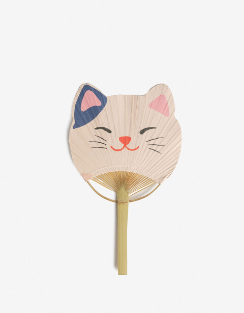 Rega Varios Abanicos Abanico De Papel "lucky Cat" - Combinacion Multicolor