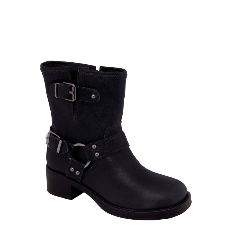 Bota de Mujer Bottero Caña Media Negro