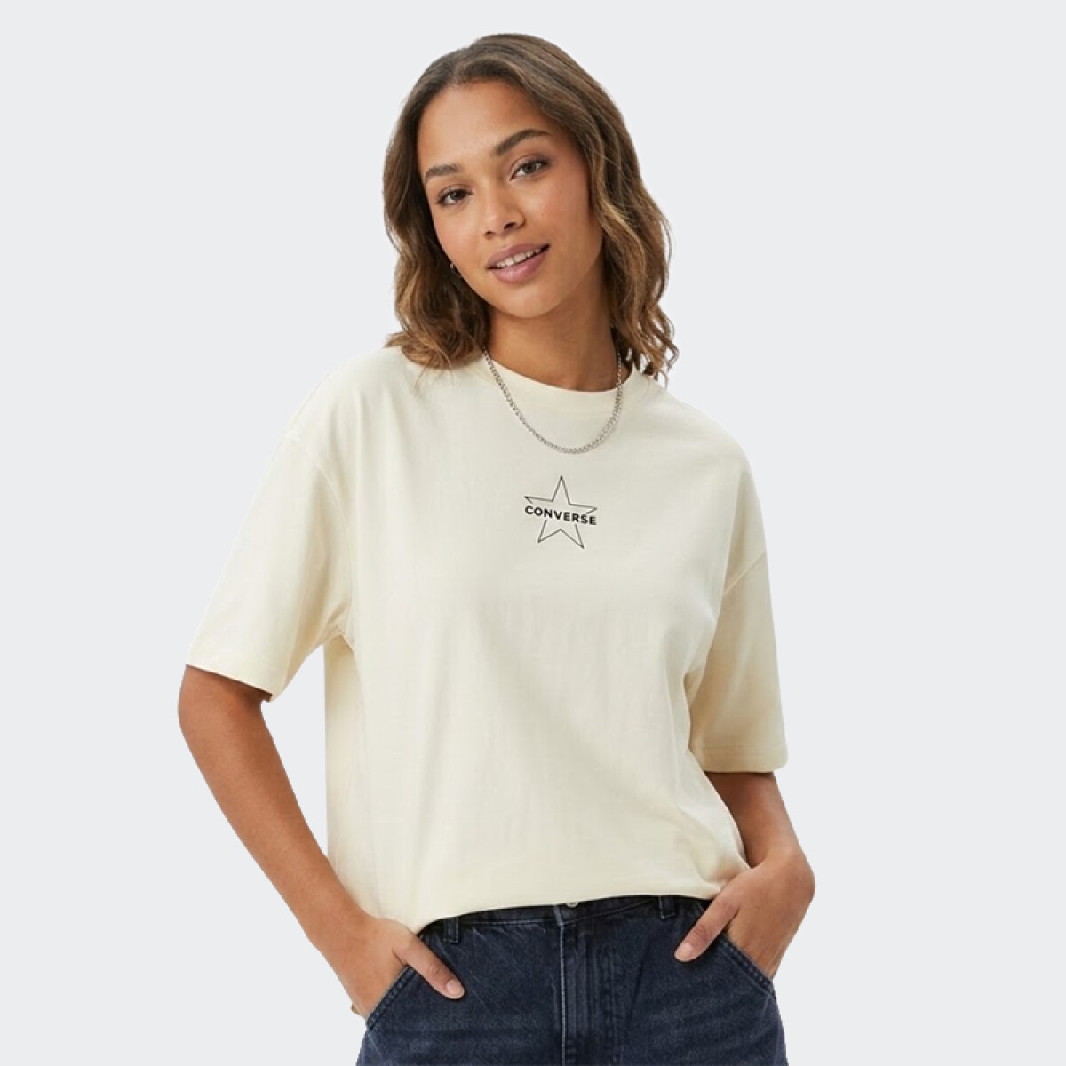 Remera Converse High Top - Blanco 