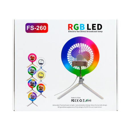 Aro de luz LED con ventilador Aro de luz LED con ventilador