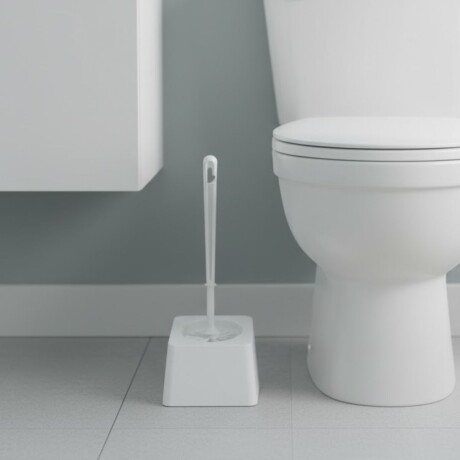 Escobilla Para Baño BLANCO