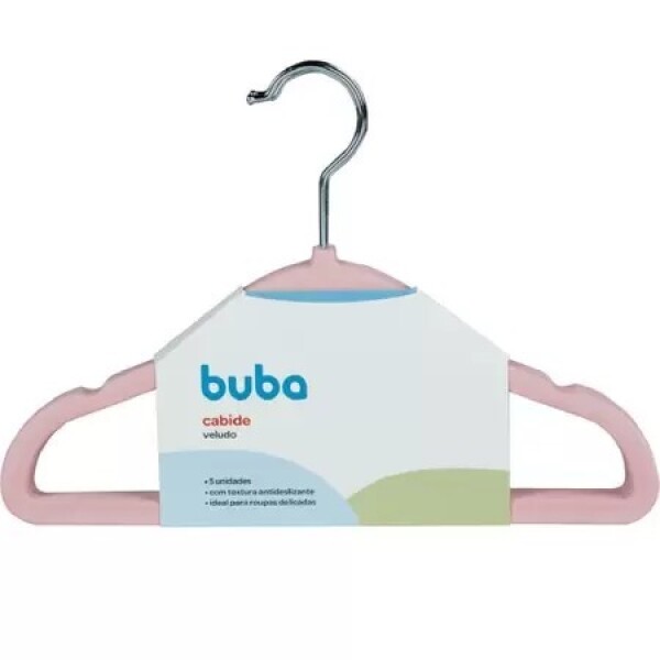 Set perchas BUBA x5 rosa
